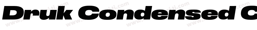 Druk Condensed Cyr S字体转换